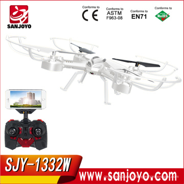 Vente chaude produit RC Quadcopter avec WIFI fpv drone avec caméra Soutien VR BOX Lunettes Hélicoptère SJY-1332W